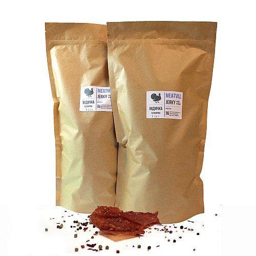 Джерки класичні MEATVILL Індейка 1 кг (93)