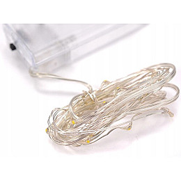 Светодиодная гирлянда нить No Brand 20 LED 2 м 2 шт Тёплый белый (2104618699)