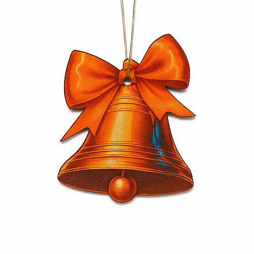 Декоративная игрушка-декор Luxyart Колокольчик 6х7 см Разноцветный (DN-889)