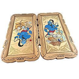 Нарди No Brand Джин 53x29x5 см Коричневий (DN35221)