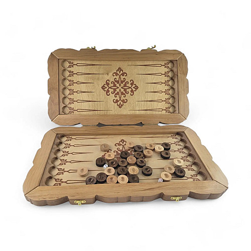 Нарди No Brand Джин 53x29x5 см Коричневий (DN35221)