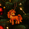 Декоративная игрушка-декор Luxyart Единорог 6х7 см Разноцветный (DN-879)