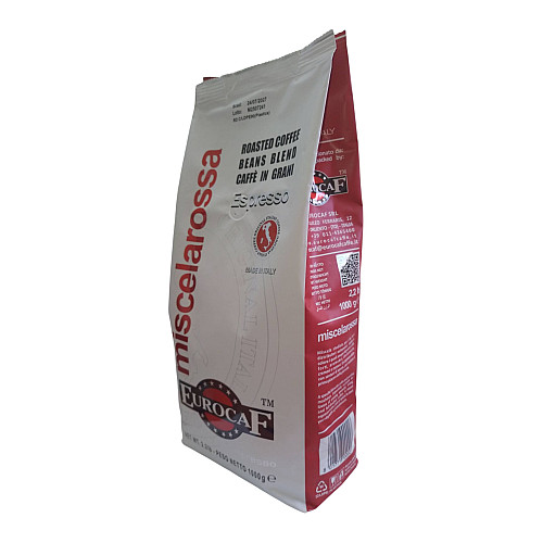 Кофе в зернах EUROCAF Miscela Rossa Espresso 1 кг (250322)