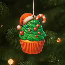 Декоративная игрушка-декор Luxyart Кекс 7х5 см Разноцветный (DN-895)