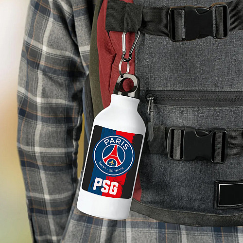 Фляга No Brand PSG футбольный клуб 500 мл Белый (flyaga-10)