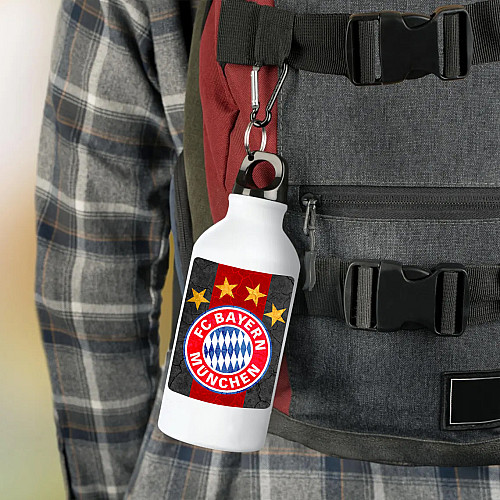 Фляга No Brand Бавария футбольный клуб 500 мл Белый (flyaga-11)