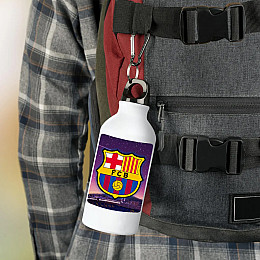 Фляга No Brand Барселона футбольный клуб 500 мл Белый (flyaga-14)