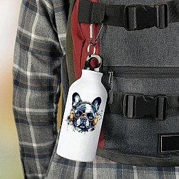 Фляга No Brand Собака 500 мл Белая (flyaga-30)