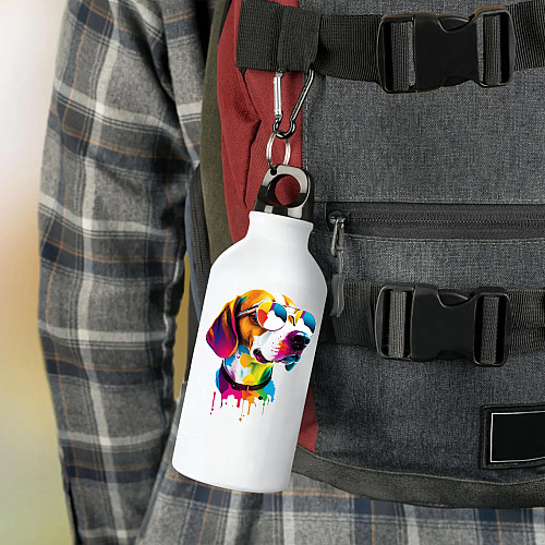 Фляга No Brand Собака 500 мл Белая (flyaga-32)