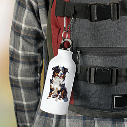 Фляга No Brand Собака 500 мл Белая (flyaga-33)