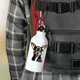 Фляга No Brand Собака 500 мл Белая (flyaga-37)