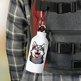 Фляга No Brand Собака 500 мл Белая (flyaga-39)