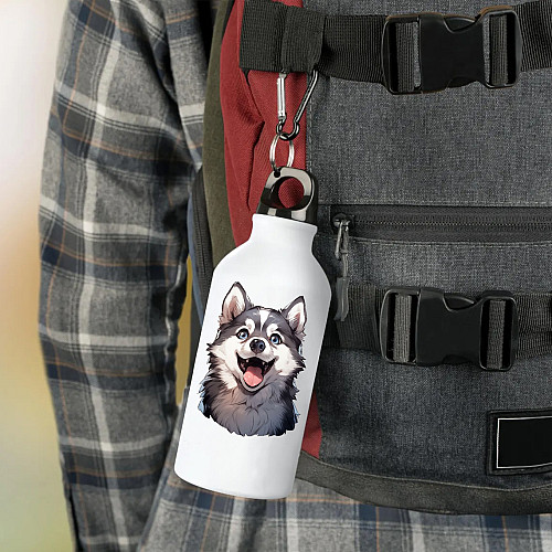 Фляга No Brand Собака 500 мл Белая (flyaga-39)