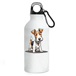 Фляга No Brand Собака 500 мл Белая (flyaga-40)
