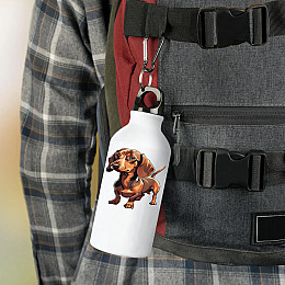 Фляга No Brand Собака 500 мл Белая (flyaga-41)