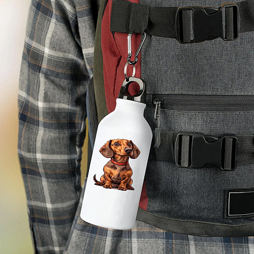 Фляга No Brand Собака 500 мл Белая (flyaga-42)