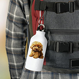 Фляга No Brand Собака 500 мл Белая (flyaga-43)