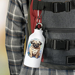 Фляга No Brand Собака 500 мл Белая (flyaga-44)