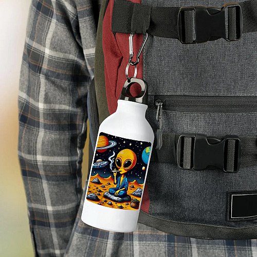 Фляга No Brand Пришелец 500 мл Белый (flyaga-50)