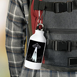 Фляга No Brand Пришелец 500 мл Белый (flyaga-51)