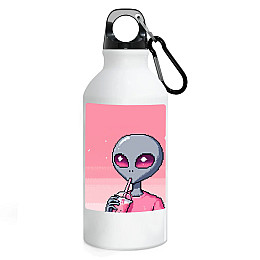 Фляга No Brand Пришелец 500 мл Белый (flyaga-55)