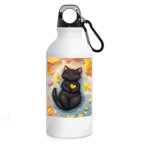 Фляга No Brand Коты 500 мл Белый (flyaga-67)