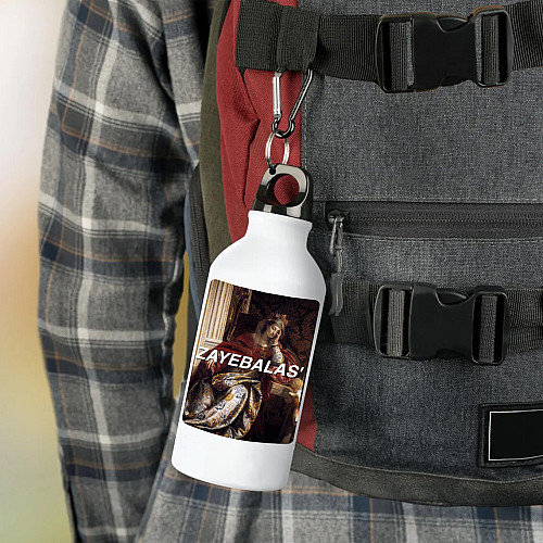 Фляга No Brand Мем 500 мл Белый (flyaga-68)