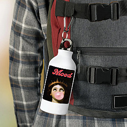 Фляга No Brand Мем 500 мл Белый (flyaga-69)