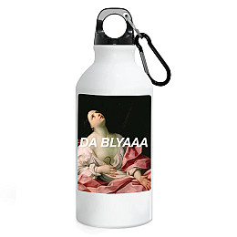 Фляга No Brand Мем 500 мл Белый (flyaga-81)