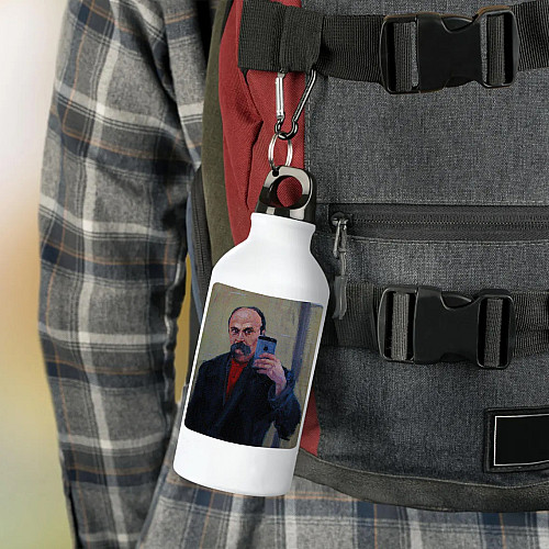 Фляга No Brand Патриотическая 500 мл Белый (flyaga-73)