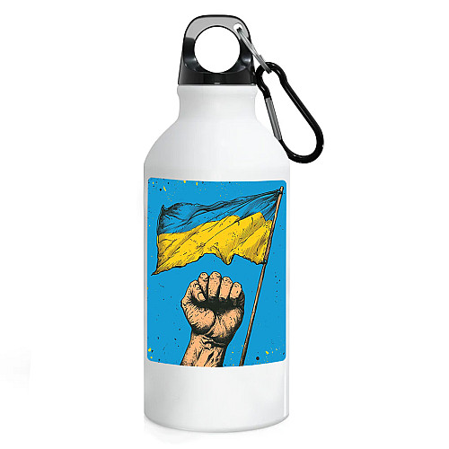 Фляга No Brand Патриотическая 500 мл Белый (flyaga-78)