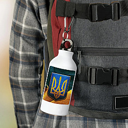 Фляга No Brand Патриотическая 500 мл Белый (flyaga-79)