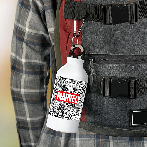Фляга No Brand Марвел 500 мл Белый (flyaga-93)
