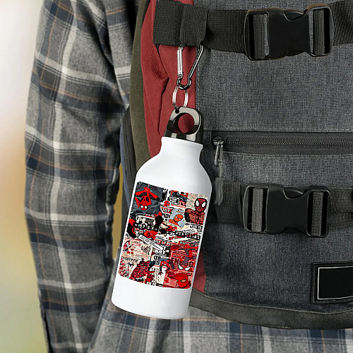 Фляга No Brand Марвел 500 мл Белый (flyaga-95)