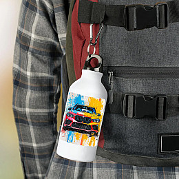 Фляга No Brand Авто 500 мл Белый (flyaga-a-1)