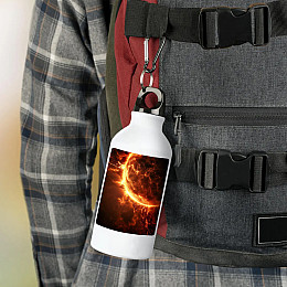 Фляга No Brand Космос 500 мл Белый (flyaga-b-2)