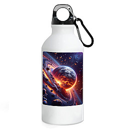 Фляга No Brand Космос 500 мл Белый (flyaga-b-4)
