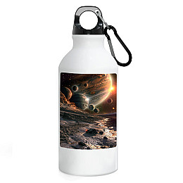 Фляга No Brand Космос 500 мл Белый (flyaga-b-5)