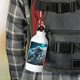 Фляга No Brand Космос 500 мл Белый (flyaga-b-7)