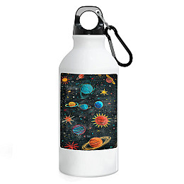 Фляга No Brand Космос 500 мл Белый (flyaga-b-8)