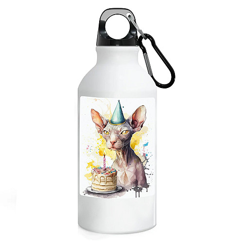 Фляга No Brand День рождения 500 мл Белый (flyaga-dn-1)