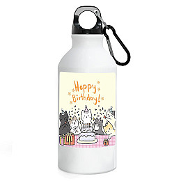 Фляга No Brand День рождения 500 мл Белый (flyaga-dn-2)