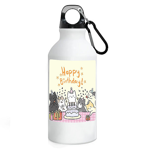 Фляга No Brand День рождения 500 мл Белый (flyaga-dn-2)