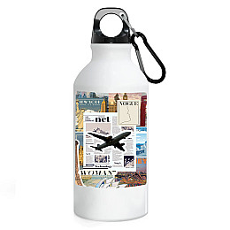 Фляга No Brand Travel 500 мл Белый (flyaga-t-1)