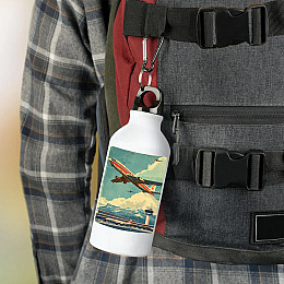 Фляга No Brand Travel 500 мл Белый (flyaga-t-3)