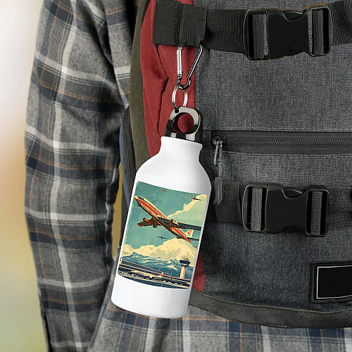 Фляга No Brand Travel 500 мл Белый (flyaga-t-3)