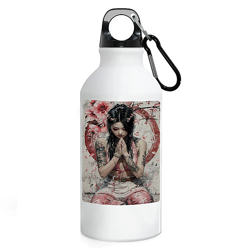 Фляга No Brand Самурайский стиль 500 мл Белый (flyaga-as-2)