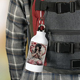 Фляга No Brand Самурайский стиль 500 мл Белый (flyaga-as-2)