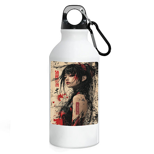 Фляга No Brand Самурайский стиль 500 мл Белый (flyaga-as-3)