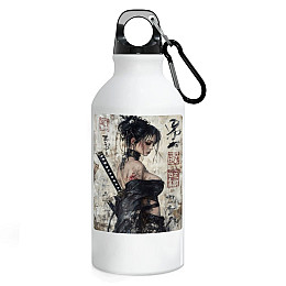 Фляга No Brand Самурайский стиль 500 мл Белый (flyaga-as-4)